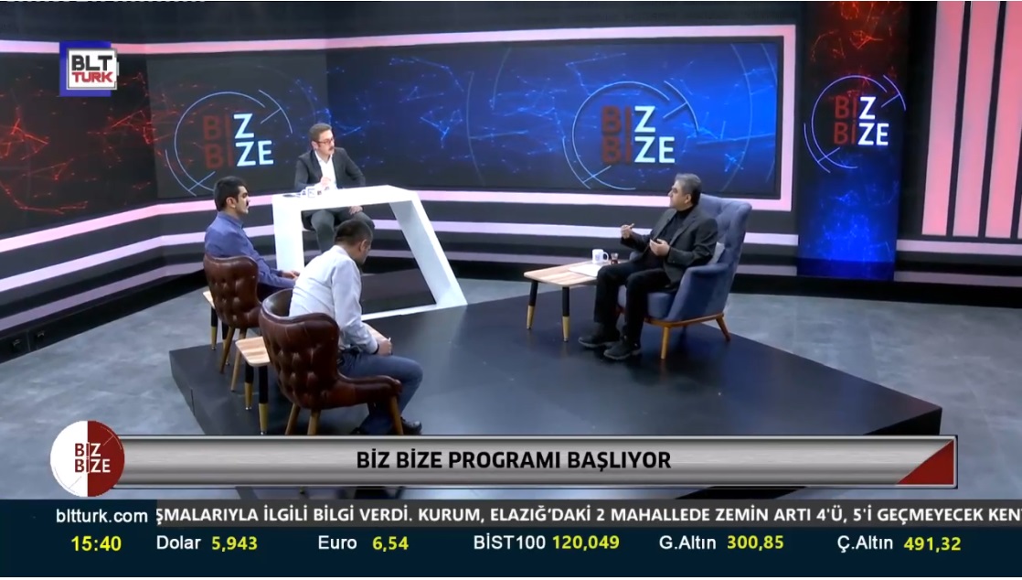 Prof.Dr. İskender AKKURT  BLTTÜRK TV de canlı yayınlanan Biz-Bize programının konuğu oldu